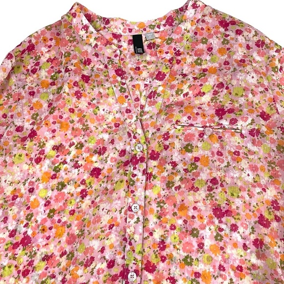 KUT from the Kloth Jasmine Floral Button Down Top XL - Picture 14 of 14